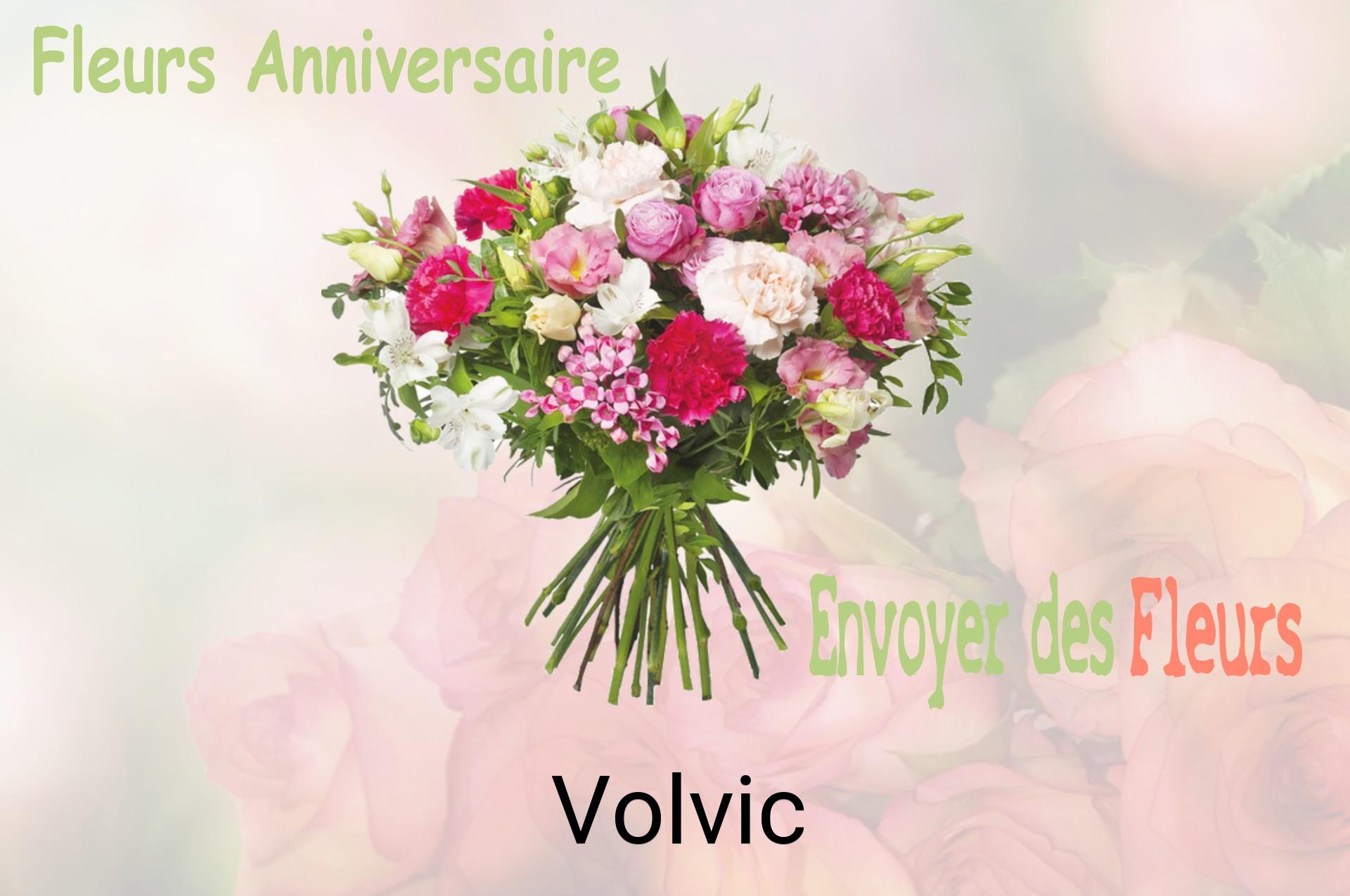 Bouquet de fleurs d’anniversaire livré à Volvic